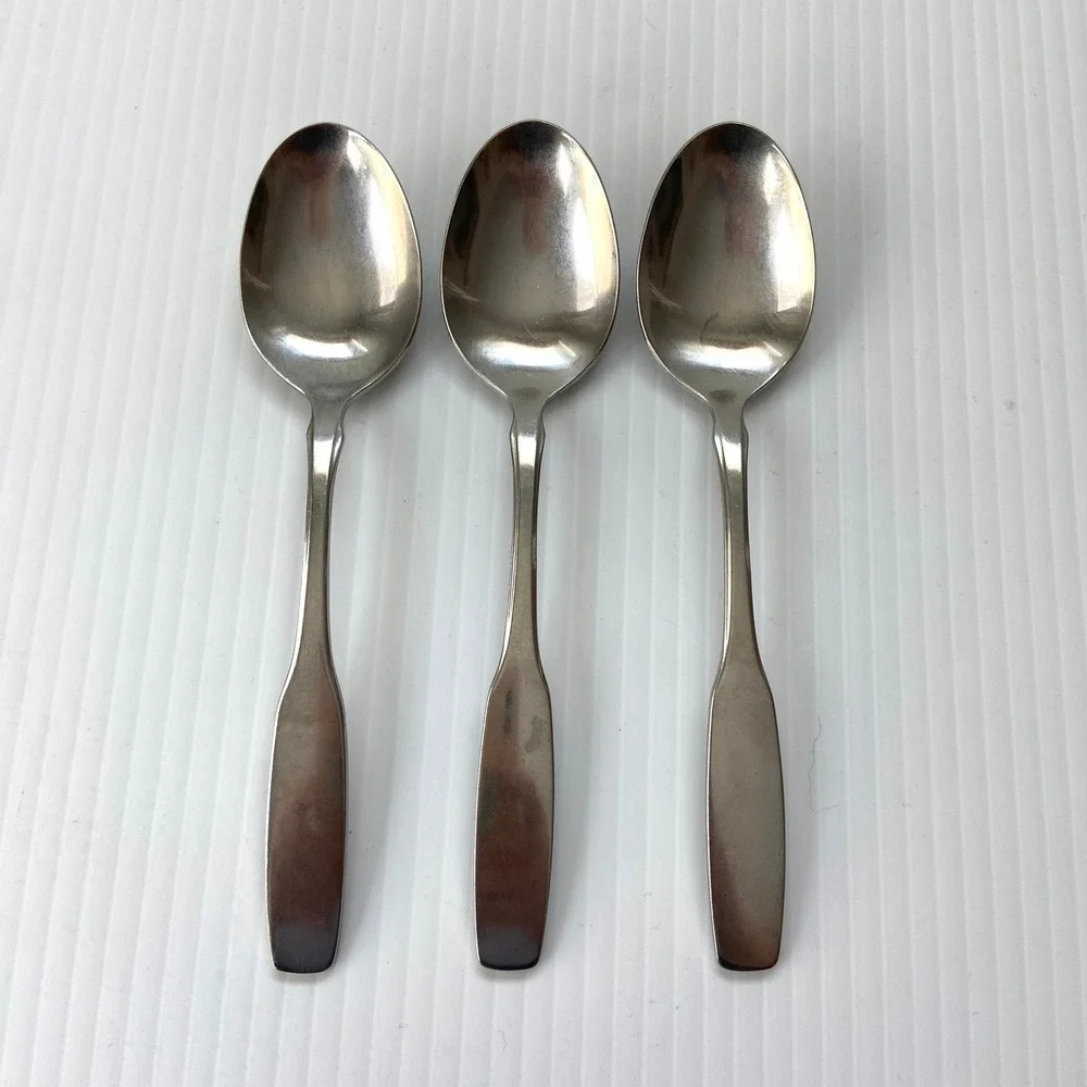 Oneida Community Stainless PAUL REVERE Oval Soup Spoons 6 3/4